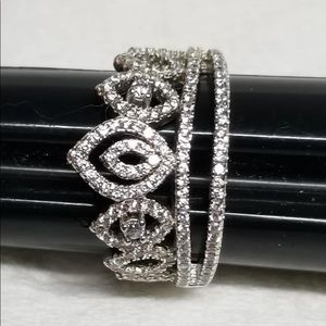 CZ Crown Ring .925*Price Drop*